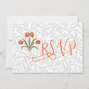 Vintage Tulip Morris Malersammlung Einladung