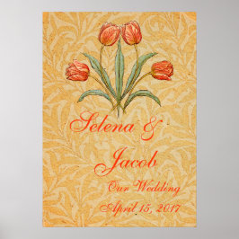 Vintage Tulip Morris Malersammlung Poster