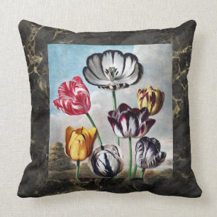 Vintage Tulips - Flora-Tempel Kissen