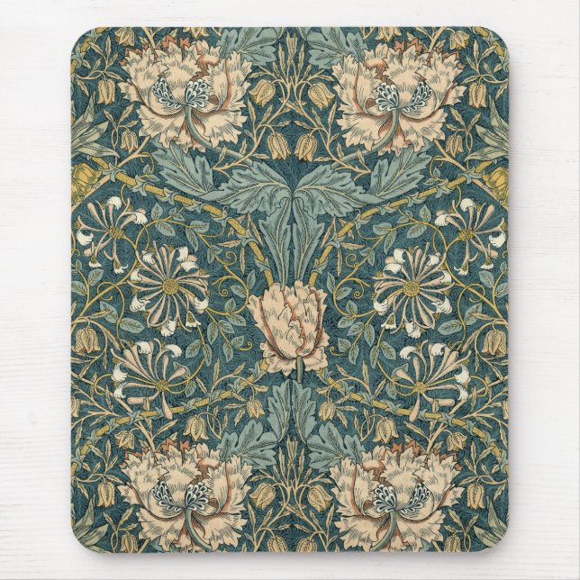 Vintage Tulpen durch William Morris - Mousepad (Vorne)