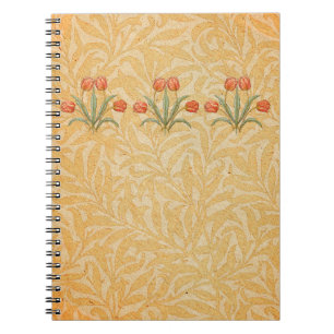 Vintage-Tulpen-Morris-Malerei-Kollektion Notizblock