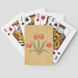 Vintage-Tulpen-Morris-Malerei-Kollektion Spielkarten