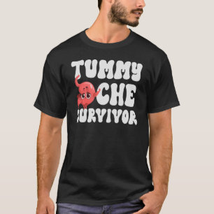 Vintage TUMMY ACHE SURVIVOR Magenverstimmung IBS T-Shirt