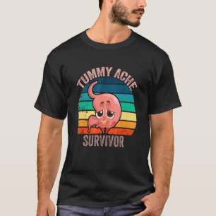 Vintage Tummy Ache Überlebender 12 T-Shirt