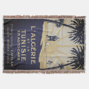 Vintage-Tunesien-Wurfdecke Decke