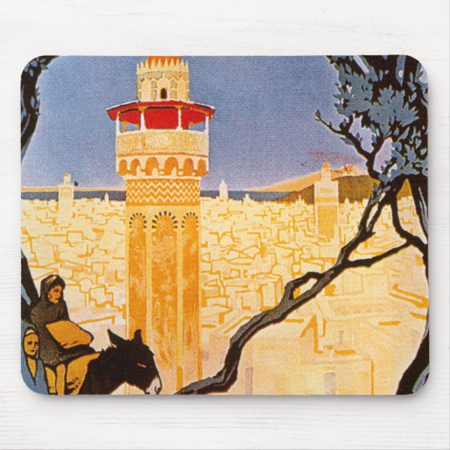Vintage-Tunis-Mauspad Mousepad (Vorne)