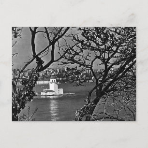 Vintage Türkei Istanbul Aussicht auf Stadt Postkarte