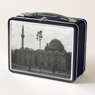 Vintage Türkei Istanbul Beyazit Camii Moschee Metall Brotdose