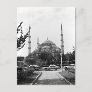 Vintage Türkei Istanbul Die Blaue Moschee Postkarte