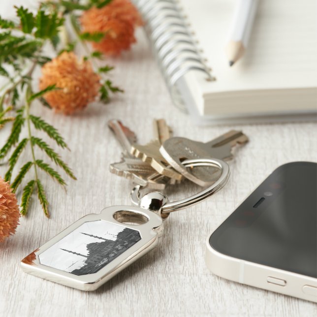 Vintage Türkei Istanbul Die Yeni-Camii-Moschee Schlüsselanhänger (Seite)