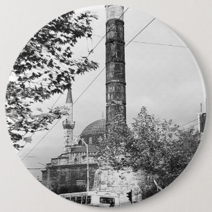 Vintage Türkei Istanbul Kolonne Konstantin 1970 Button