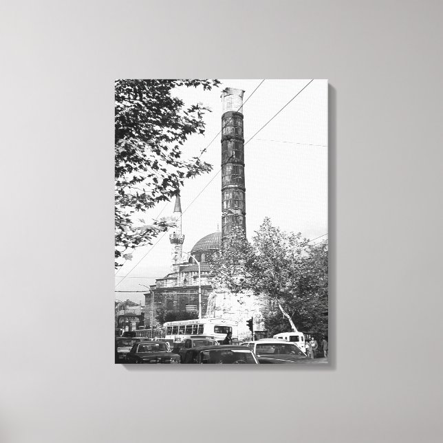 Vintage Türkei Istanbul Kolumne Konstantin Leinwanddruck (Vorderseite)