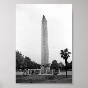 Vintage Türkei Istanbul Obelisk von Theodosius Poster
