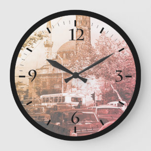 Vintage Türkei Istanbul Säule Konstantin Groß C Große Wanduhr