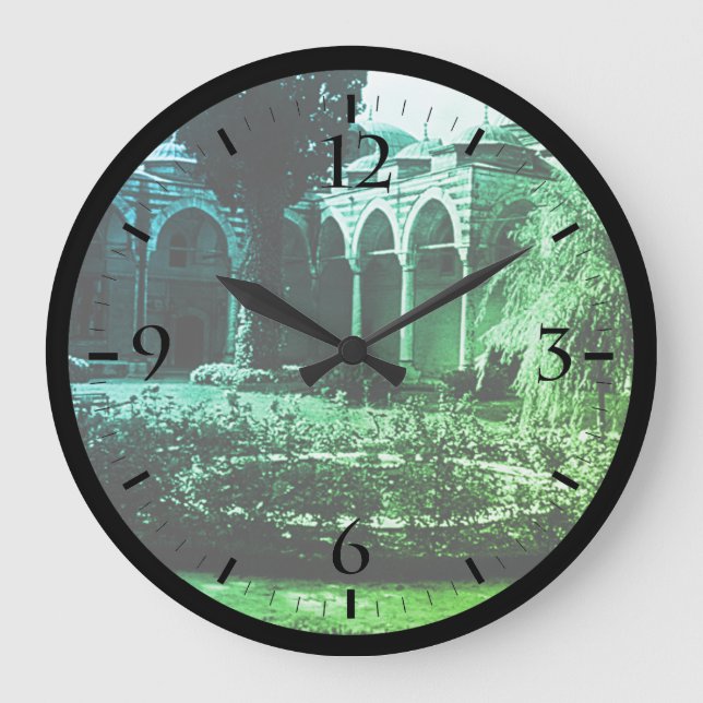 Vintage Türkei Istanbul Topkapi Museum Große Uhr (Vorderseite)