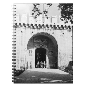 Vintage Türkei Istanbul Topkapi-Palast Tor 1970 Notizblock