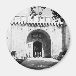 Vintage Türkei Istanbul Topkapi Palasttor Postca Magnet