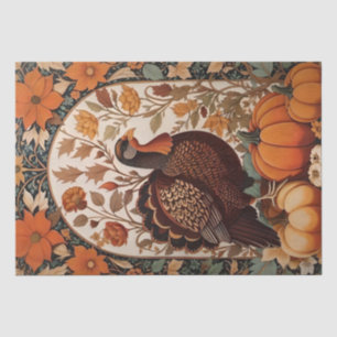 Vintage Türkei und Pumpkins Herbst Seidenpapier