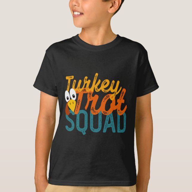 Vintage Turkey Trot Trupp Performance T-Shirt (Vorderseite)