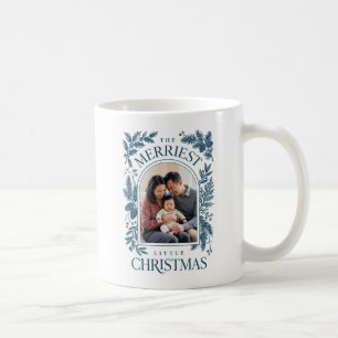 Vintage Türkis Weihnachten Zwei Fotos Kaffeetasse