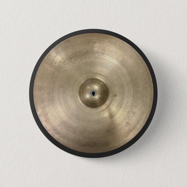 Vintage-Türkisch Konstantinopel-Becken Button (Vorderseite)
