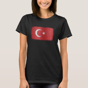 Vintage türkische Flagge Türkiye Proud Turk Patrio T-Shirt