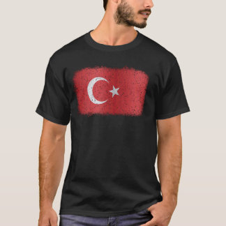 Vintage türkische Flagge Türkiye Proud Turk Patrio T-Shirt