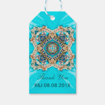 Vintage türkisfarbene Gastgeschenk Hochzeit