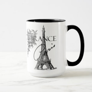 Vintage Turm-Kaffee-Tasse Paris Eiffel Tasse