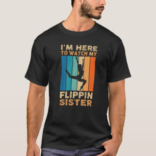 Vintage Turnerin Ich bin hier, um meine Saltos zu T-Shirt