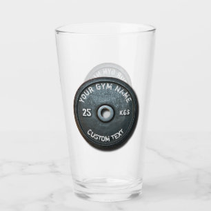 Vintage Turnhallen-Inhaber-oder Benutzer-Fitness Glas