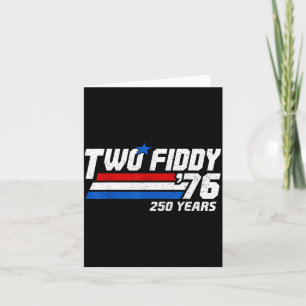 Vintage Two Fiddy 76 250 Jahre Patriotisches Ameri Karte