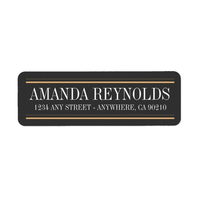 Vintage Typografie Art Deco Hochzeitsplattform (Vorne)