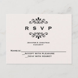 Vintage Typografie Hochzeitskarten Einladungspostkarte