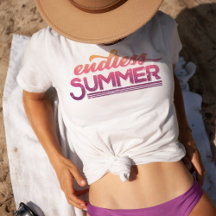 Vintage Typografie im Endlosen Sommer