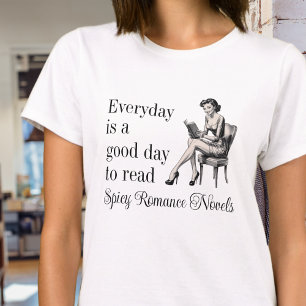 Vintage-Typografie Schönen Tag zum Lesen Bücherlie T-Shirt