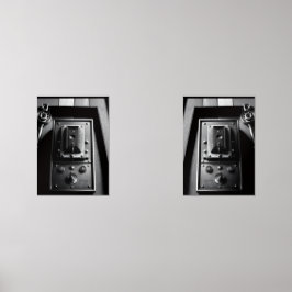 Vintage Typographic Masterpiece Bilderwand Sets