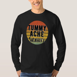 Vintage-Überlebender mit Bauchschmerzen Mein Bauch T-Shirt