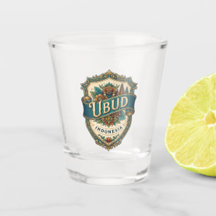 Vintage Ubud Bali Indonesien Indonesien Schnapsglas