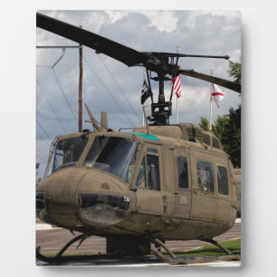 Vintage-UH-1-Huey-Militärhubschrauber aus der Viet Fotoplatte