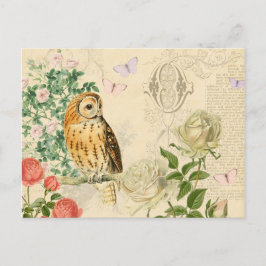Vintage Uhpostkarte mit wunderschönen Rose Postkarte