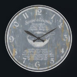 Vintage Uhr der französischen Mauer<br><div class="desc">Vintage französische Maueruhr</div>