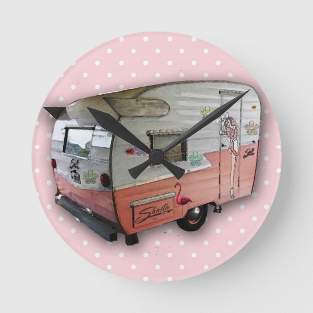 Vintage Uhr für Shastardanhänger (Vorderseite)