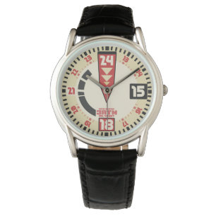 Vintage Uhr im militärischen Stil des Sports