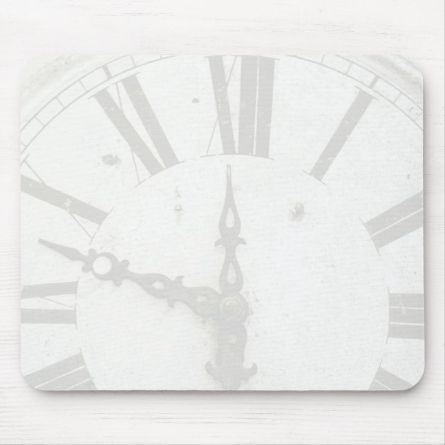 Vintage-Uhr-Mauspad Mousepad (Vorne)