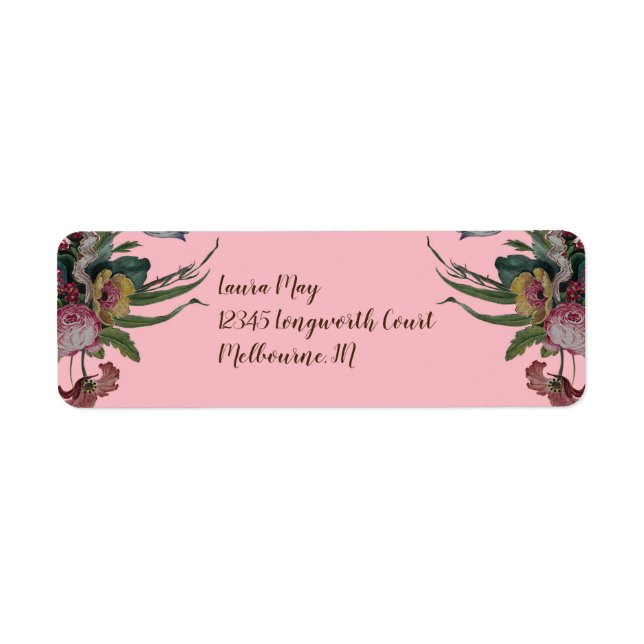 Vintage Uhr mit Blume Geburtstagsparty (Vorne)