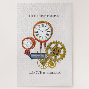 Vintage Uhr Puzzle