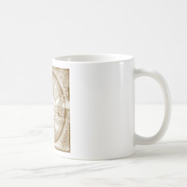 Vintage Uhr Tasse (Rechts)