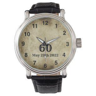 Vintage-Uhr zum 60. Geburtstag Armbanduhr