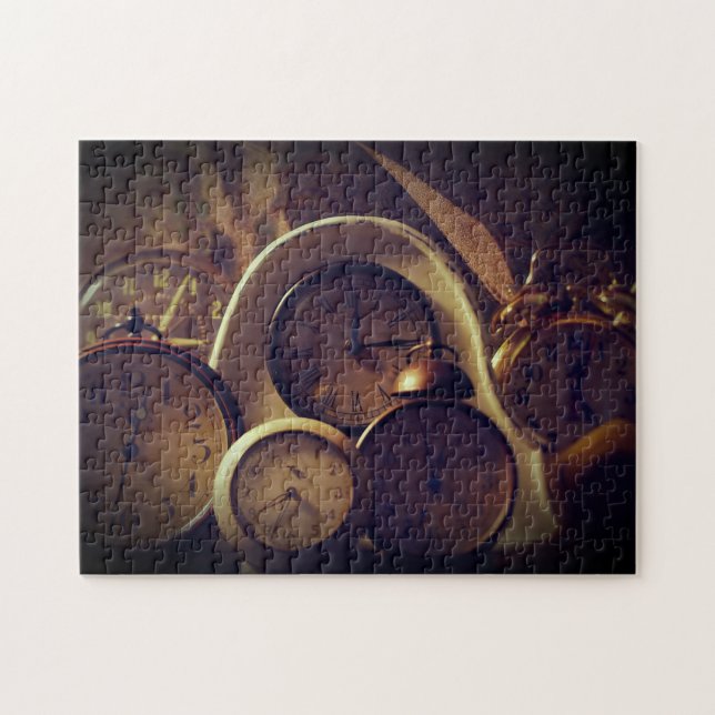 Vintage Uhren Puzzle (Horizontal)